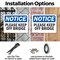 Signmission Please Keep Off Bridge, 14 in W x Rectangle, Plastic OS-2PACK-NS-P-1014-L-17481 - alternate 8